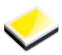 Everlight Electronics-EAFL2016W20A0 DEL LED Uni-Color White 2-Pin T/R