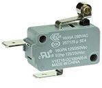 Honeywell-V15T16-CC100A05-K Schnappschalter Switch Snap Action N.C. SPST Short Roller Lever 16A 250VAC 372.85VA 0.98N Screw Mount Quick Connect