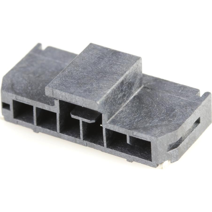 Molex-1054301306 Cabezales del conector y receptáculos PCB Conn Wire to Board HDR 6 POS 2.5mm Solder RA Side Entry SMD T/R