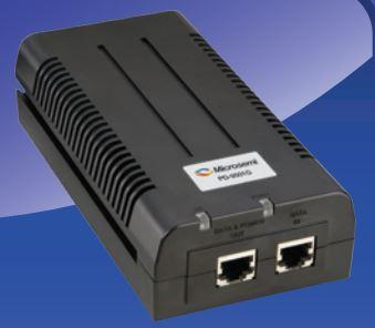 Microchip Technology-PD-9501G/AC/B-EU Alimentación a través de Ethernet Power Over Ethernet 54V to 57V 60W 1.2A