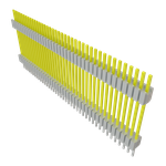 Conn Board Stacker HDR 40 POS 1.27mm Solder ST Thru-Hole Tube