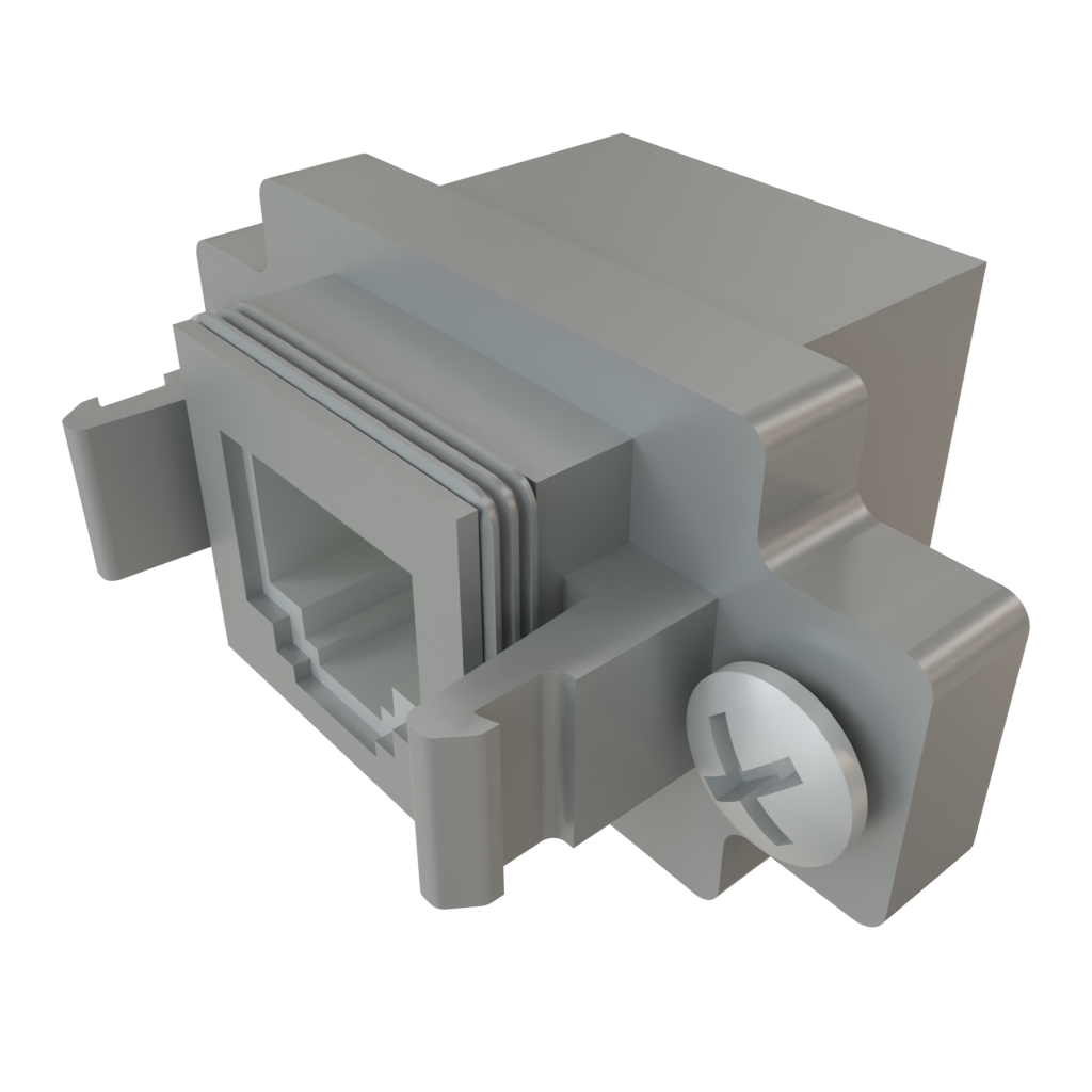 Samtec-RPBE-01-01-E Telecomunicaciones y teléfono del conector Conn RJ-45 RCP 8 POS RA Panel Mount 8 Terminal 1 Port Tube