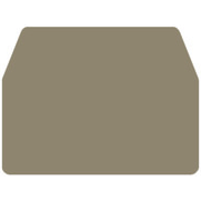 Weidmuller-1754190000 Steckverbinderzubehör Connector Accessories End Plate Straight Beige