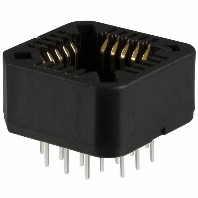 CnC Tech, LLC-233-68 Prise de raccordement Conn PLCC Socket SKT 68 POS 1.27mm Solder ST Thru-Hole