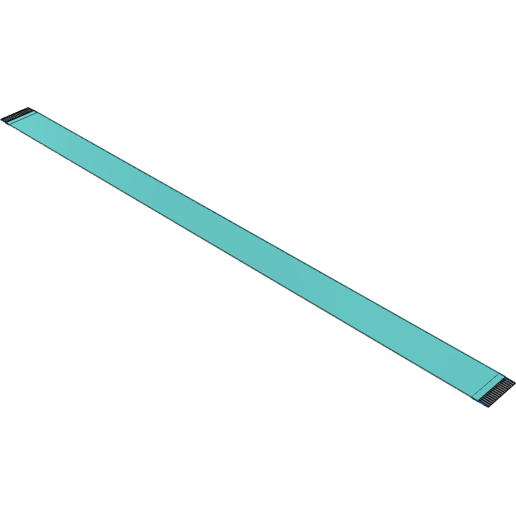 Samtec-FJ-15-D-31.75-4 Montaje de cables de cinta/plano Cable Assembly 0.806m 1mm 15 to 15 POS FFC to FFC Bulk