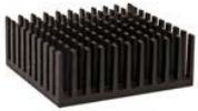 Advanced Thermal Solutions-ATS015015006-PF-4E Kühlkörper Heat Sink Passive BGA Pin Array Adhesive Aluminum 33.59°C/W Black Anodized