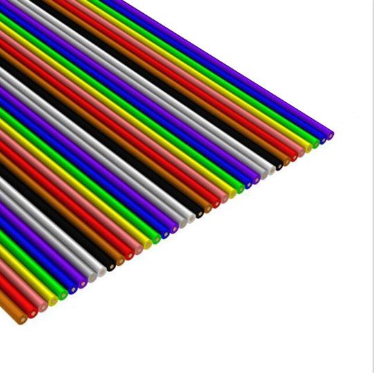 CnC Tech, LLC-304-28-37-MC-0100F Kabel, Flach Flat Ribbon Cable Polyvinyl Chloride 37Conductors 28AWG 300V 30.48m Reel