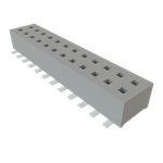 Conn Socket Strip SKT 24 POS 1.27mm Solder ST Top Entry SMD TIGER CLAW™ Tube