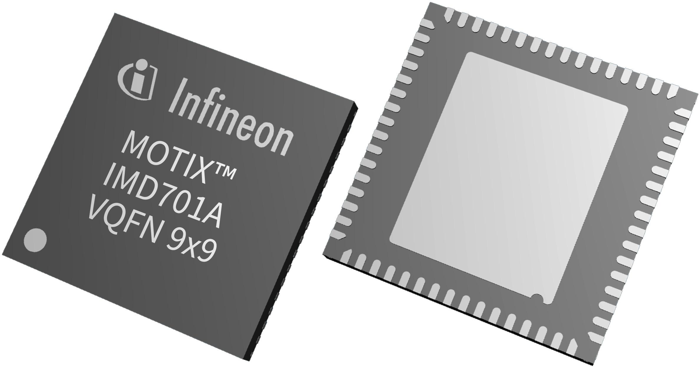 Infineon Technologies AG-IMD701AQ064X128AAXUMA1 Bewegungsmotorsteuerung Triple Half Bridge Motor Controller 64-Pin VQFN EP T/R