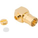 Conn SMB 0Hz to 4GHz 50Ohm Solder RA Cable Mount PL Gold