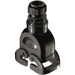 Hood 180° 10B Shell Size Glass Filled Nylon/Glass Filled Polyamide Double Lock Han-Eco®