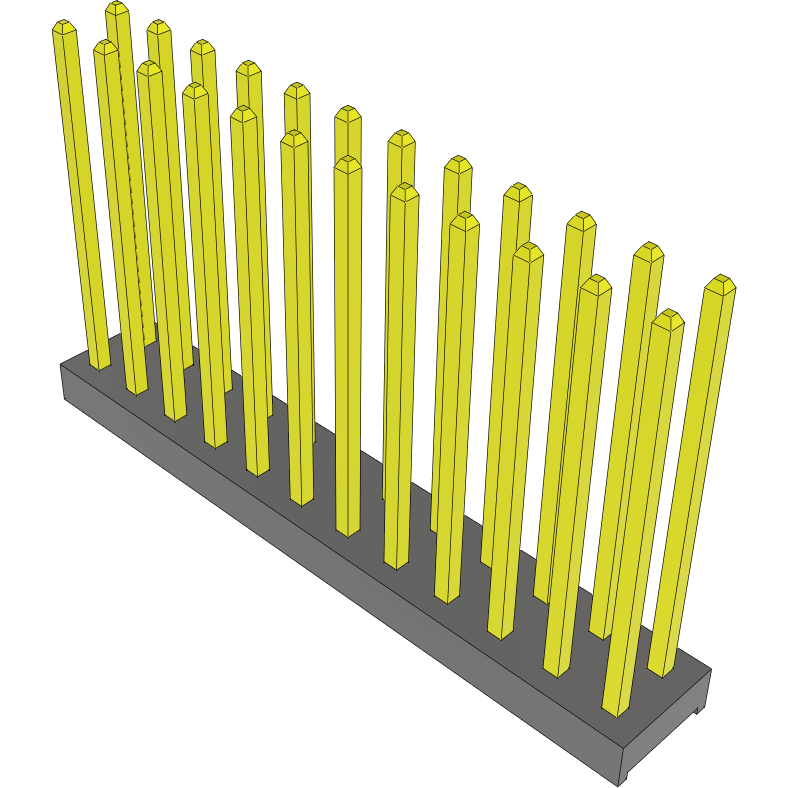 Samtec-MTMM-112-10-H-D-495 Steckverbinderleisten und Leiterplattenbuchsen Conn Unshrouded Header HDR 24 POS 2mm Solder ST Top Entry Thru-Hole Bulk