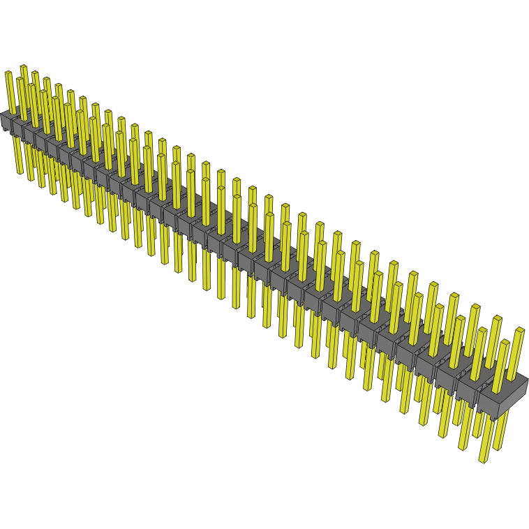 Samtec-MTSW-132-22-G-D-250 Steckverbinderleisten und Leiterplattenbuchsen Conn Unshrouded Header HDR 64 POS 2.54mm Solder ST Top Entry Thru-Hole Bulk