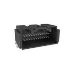 Minitek MicroSpace™ 1.27mm Crimp-to-Wire Connector Platform, Wire to Board Connector, Horizontal, Header, surface mount, 24 Position.,side to side double row,Top latch