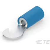 TE Connectivity-320381 Connector Terminals Hook Tongue Terminal 14-16AWG Copper Blue 21.81mm Tin Box