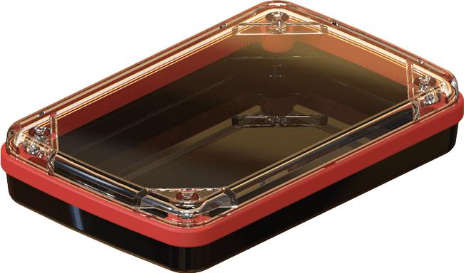 Serpac Electronic Enclosures-CX63D-CLBK-A-OR Kästen, Gehäuse und Gestelle Black Polycarbonate Waterproof Pocket Enclosure with Orange Seal <h4><strong>CALIFORNIA PROPOSITION</strong> ⚠️<strong>65 WARNING</strong>⚠️</h4>