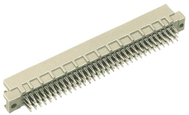 HARTING-09731646904 Blackplane del conector Conn DIN 41612 M 64 POS 2.54mm Press Fit ST Thru-Hole