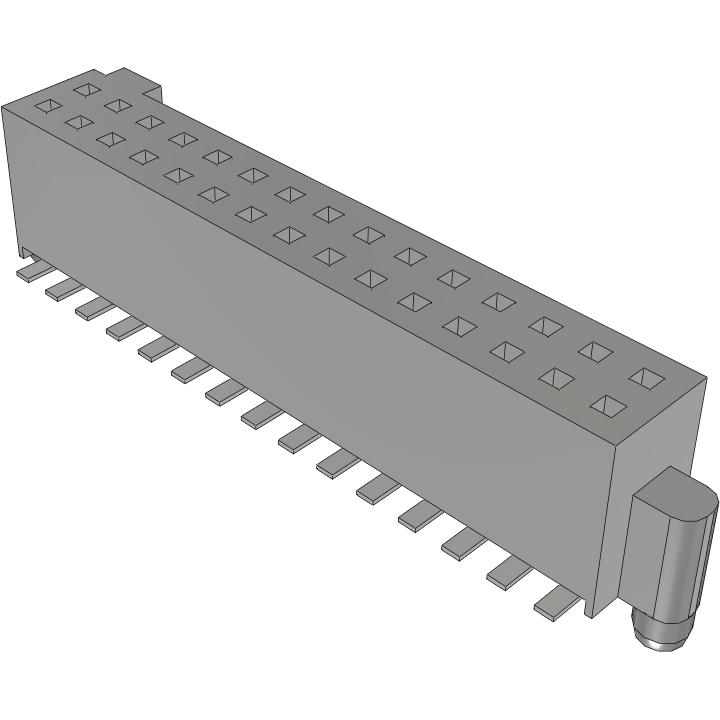 Samtec-SFM-115-02-S-D-A-TR Connector Headers and PCB Receptacles Conn Socket Strip SKT 30 POS 1.27mm Solder ST SMD TIGER EYE™ T/R