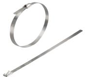 Weidmueller GmbH & Co. KG-1699800000 Cable Ties Cable ties, 4.6 x 127 mm, Stainless steel 1.4301,445 N