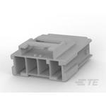 Conn Housing RCP 4 POS 6mm Crimp ST Cable Mount Light Gray Carton