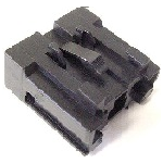 Conn Housing F 2 POS Crimp ST Cable Mount Black