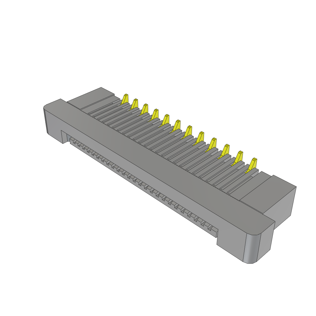 Samtec-ZF5S-25-03-T-WT Steckverbinder, FFC-FPC Conn FFC Connector SKT 25 POS 0.5mm Solder ST SMD Tube