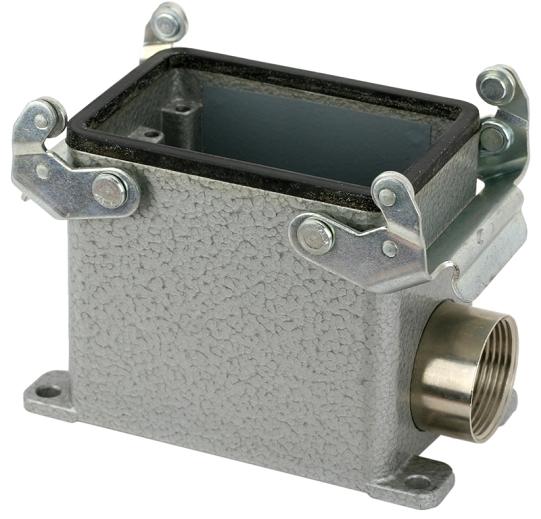 Amphenol-C14610F0325014 Accessori per connettori Connector Accessories Housing Right Angle Aluminum Die Cast heavy/mate®