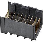 Molex-0764551117 Steckverbinder, Mutterplatine Conn Backplane HDR 60 POS 1.9mm Press Fit ST Thru-Hole Impact™ Tray