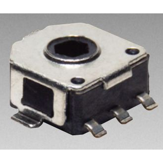 Bourns-PEC053-101F-N0012 Codificador mecánico Mechanical Encoder Rotary Incremental Key 0.005N.m Right Angle Quadrature Digital Square Wave 12PPR Surface Mount PC Pin