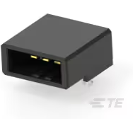 TE Connectivity-2-178293-3 Steckverbinderleisten und Leiterplattenbuchsen Conn Shrouded Header (4 Sides) HDR 3 POS 3.81mm Solder RA Side Entry Thru-Hole Box