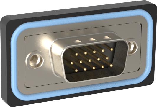 Amphenol Communications Solutions-L17EHD15P20 Steckverbinder, D-Sub Conn D-Sub PIN 15 POS 1.14mm Solder ST Thru-Hole 15 Terminal 1 Port Tray