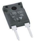 Vishay-LTO100F47R00JTE3 Foro singolo fissato al resistore Res Thick Film 47 Ohm 5% 100W ±150ppm/°C Molded TO-247 RDL Tube Automotive AEC-Q200