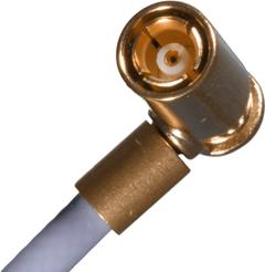 Bel Fuse-131-1402-101 RF-Steckverbinder Conn SMB 0Hz to 4GHz 50Ohm Crimp RA Cable Mount PL Gold Over Nickel