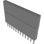 Conn Elevated Socket SKT 12 POS 2.54mm Solder ST Top Entry Thru-Hole Tube