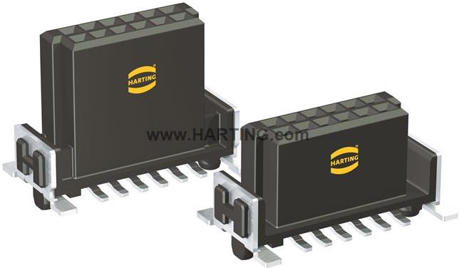 HARTING Technology Group-15220682601000 Connector Headers and PCB Receptacles Conn Socket Strip F 68 POS 1.27mm Solder ST Top Entry SMD har-flex® Reel