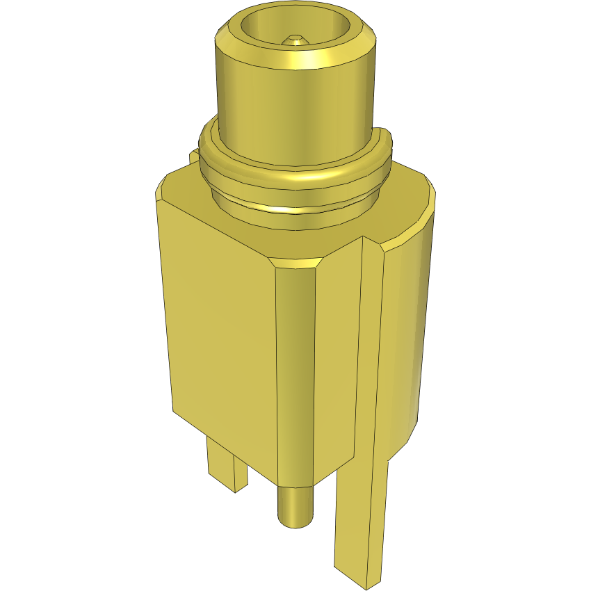 Samtec-MMCX-P-P-H-ST-EM1 Conector RF Conn MMCX 0Hz to 6GHz 50Ohm Solder ST Edge Mount PL Gold Over Nickel Tray