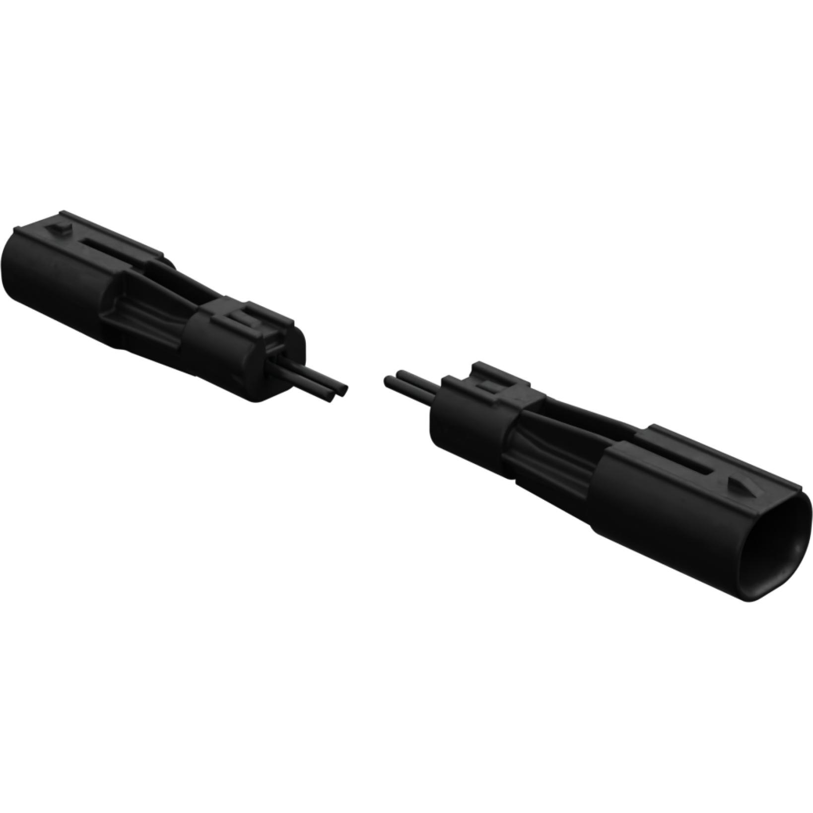 Molex-451460203 Cable Assembly AC Power Cable Assembly 0.3m Squba to Squba 2 to 2 POS M-M Crimp-Crimp 22AWG