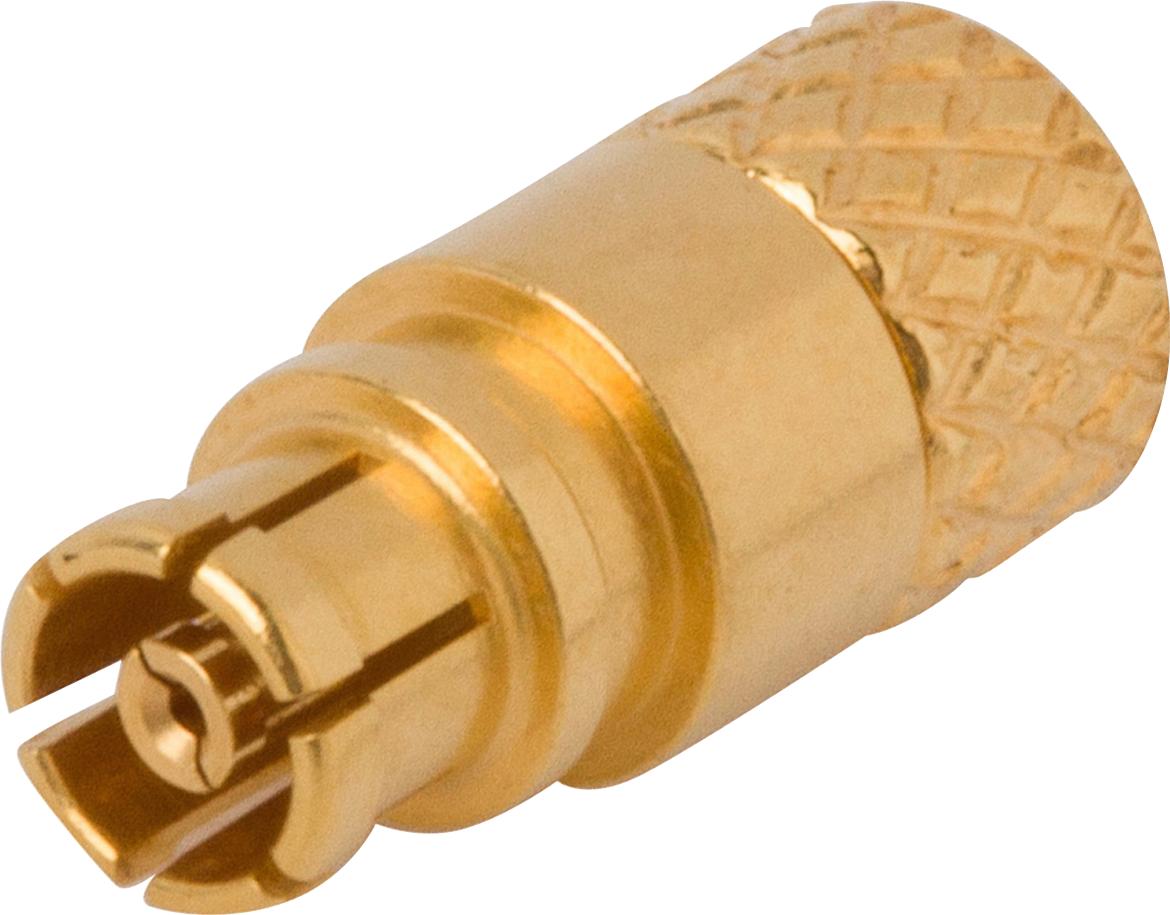 Amphenol SV Microwave-8032-4007 RF-Steckverbinder Conn SMPM 0Hz to 65GHz 50Ohm ST Cable Mount F Gold Over Nickel Tray