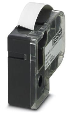 PHOENIX CONTACT-0803926 Wärmeschrumpfende Produkte Shrink sleeve, continuous, cassette, white with black imprint, mounting type: slide-on, cable diameter: 3.2 - 9.5mm, can be marked with THERMOFOX