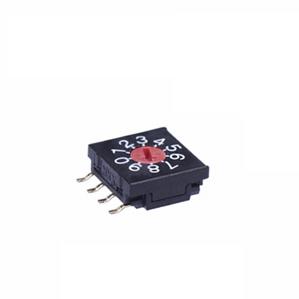 NKK Switches-FR02FR10P-R Switch DIP Switch DIP N.O./N.C. SP10T 10 Flush Screwdriver 0.1A 5VDC Gull Wing 1000Cycles SMD T/R