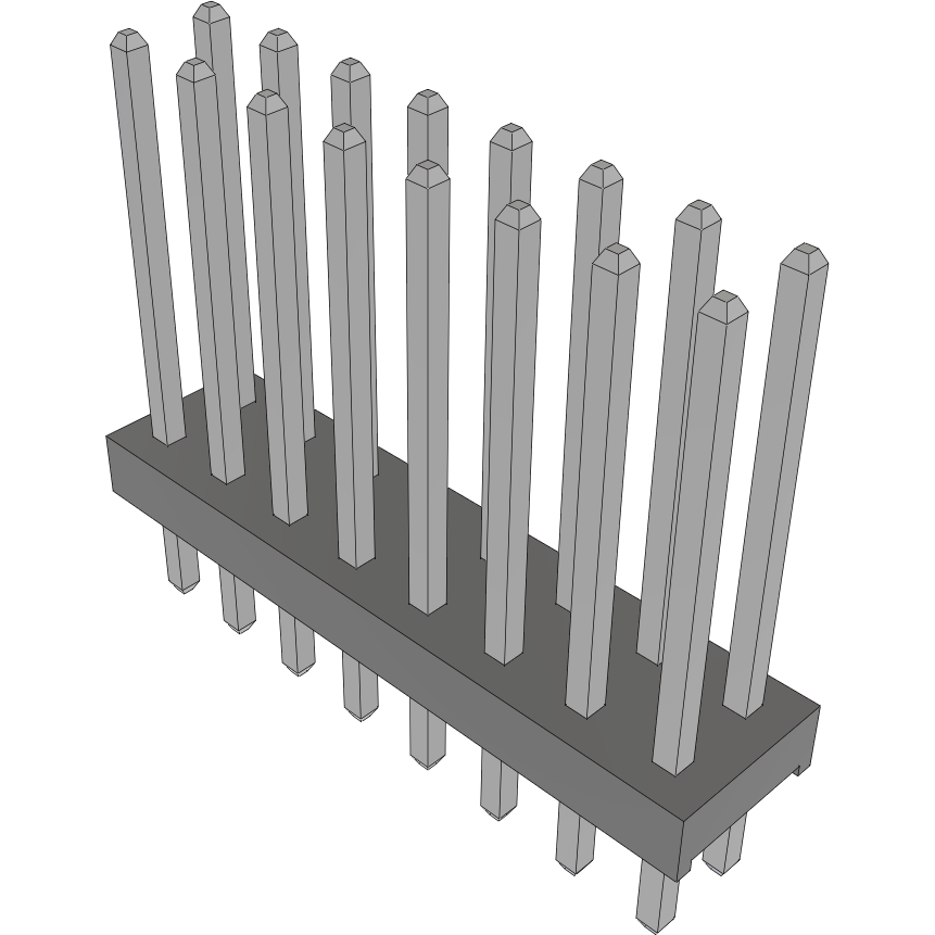 Samtec-MTMM-108-09-T-D-365 Steckverbinderleisten und Leiterplattenbuchsen Conn Unshrouded Header HDR 16 POS 2mm Solder ST Top Entry Thru-Hole Bulk