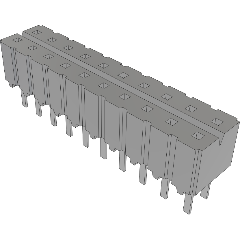 Samtec-CES-110-01-F-D Steckverbinderleisten und Leiterplattenbuchsen Conn Socket Strip SKT 20 POS 2.54mm Solder ST Top Entry Thru-Hole Tube