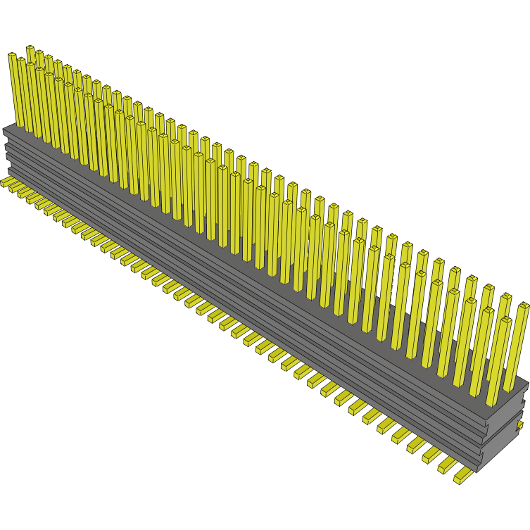 Samtec-AW-40-03-G-D-130-175 Cabezales del conector y receptáculos PCB Conn Board Stacker HDR 80 POS 0.8mm Solder ST SMD Tube