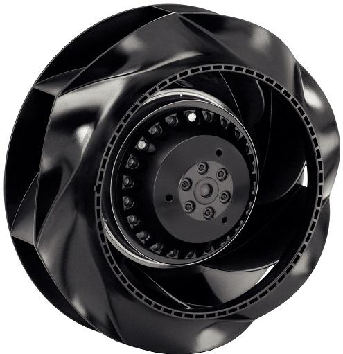 ebm-papst-R2E225-RA40-21 Blowers and Fans AC Motorized Impeller Centrifugal Ball Bearing 115V 788.7CFM 225 X 101mm