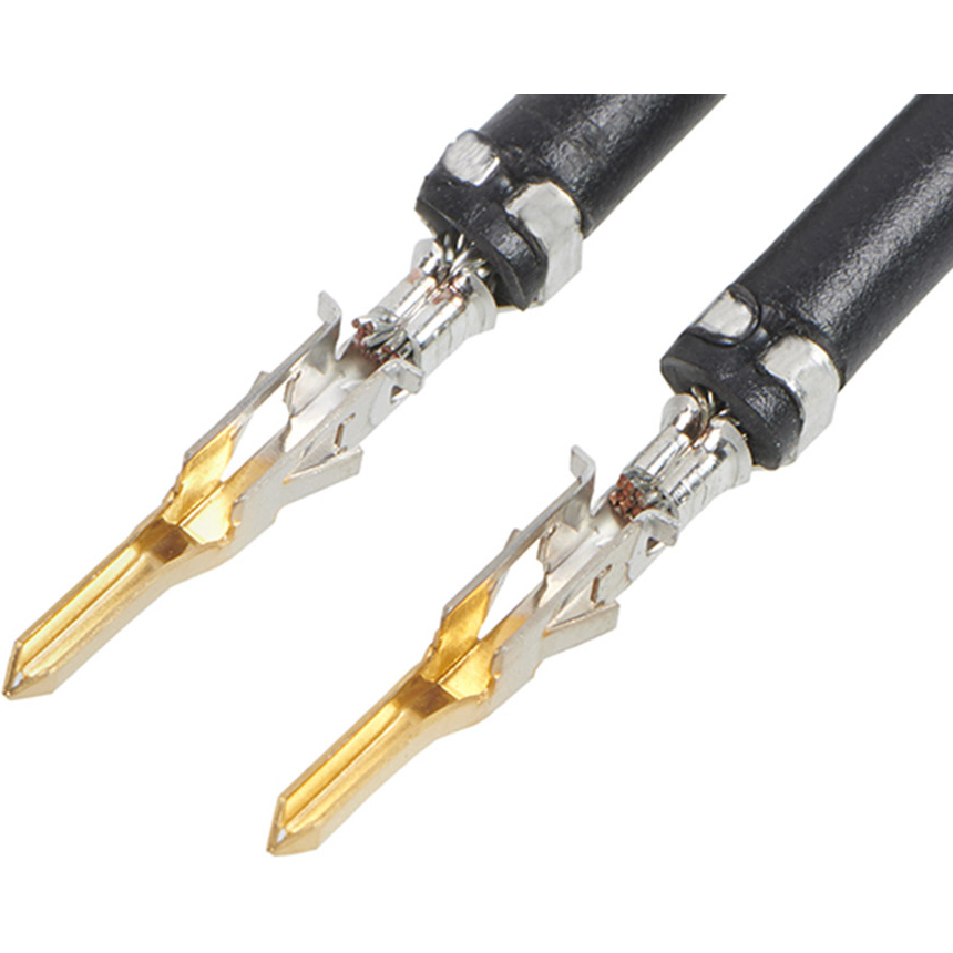 Molex-2153421224 Andere Kabelbaugruppen Cable Assembly UL 1015 0.3m 16AWG Crimp Terminal to Crimp Terminal 1 to 1 POS M-M Crimp-Crimp Bag