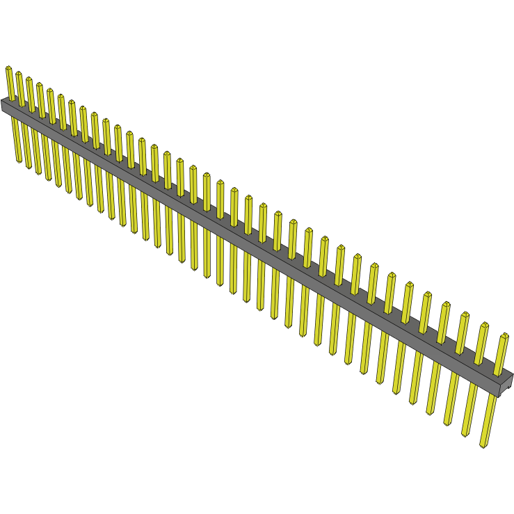 Samtec-MTMM-136-09-G-S-180 Cabezales del conector y receptáculos PCB Conn Unshrouded Header HDR 36 POS 2mm Solder ST Top Entry Thru-Hole Bulk