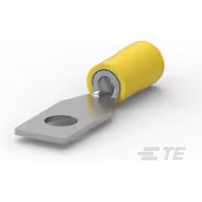 TE Connectivity-331268 Steckverbinderanschlüsse Rectangular Tongue Terminal 10-12AWG Copper Yellow 31.67mm Tin Loose