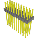 Conn Unshrouded Header HDR 30 POS 2.54mm Solder ST Top Entry Thru-Hole Bulk