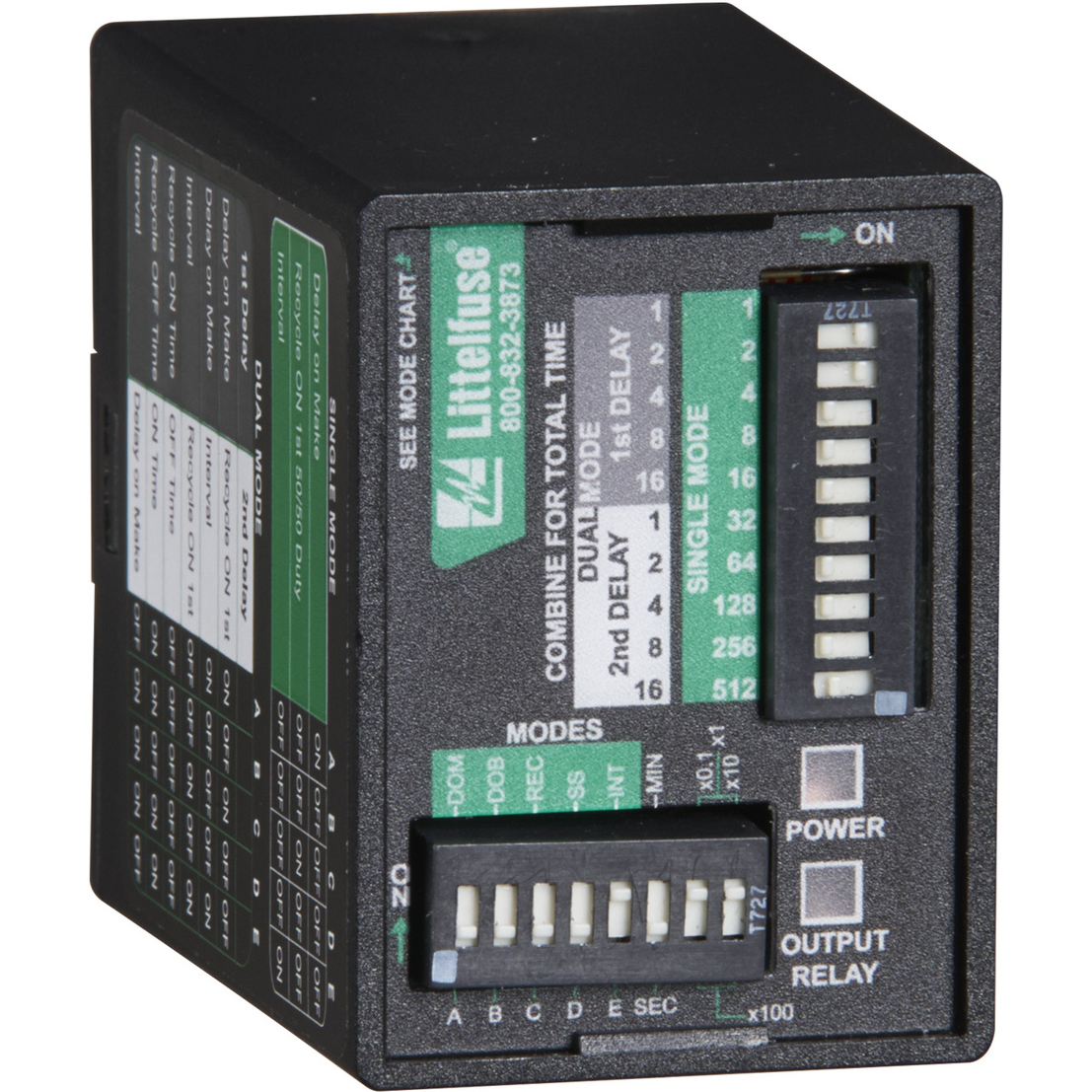 Littelfuse-TRDU120A2 Relé de retraso horario Time Delay Relay 120VAC 10A SPDT(60.7x45.2x76.7)mm Socket