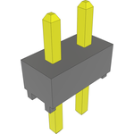 Conn Unshrouded Header HDR 2 POS Solder ST Top Entry Thru-Hole Bulk